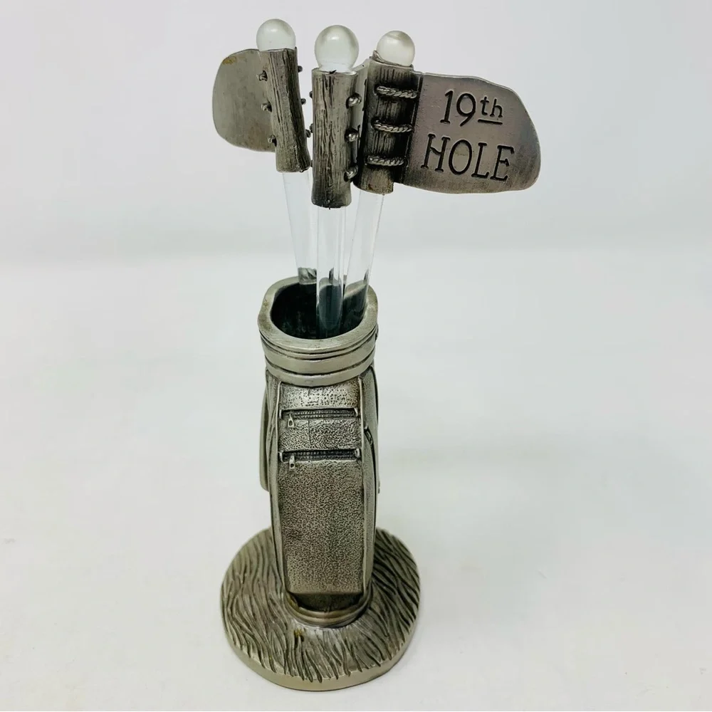 Vintage 19th Hole Cocktail Stir Sticks (3)